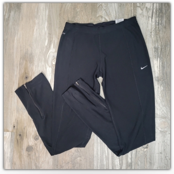Nike leggings with bottom zippers size small - Picture 1 of 5